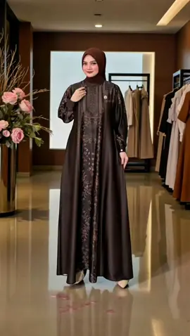 Faraz Label - HAURA DRESS (TANPA HIJAB) Busana Muslim Wanita Arabian Armany Silk Dress Lebaran 2026 Gamis Raya Silk Printing #dress #gamismuslimah #dresslebaran #ootdfashion #trending 