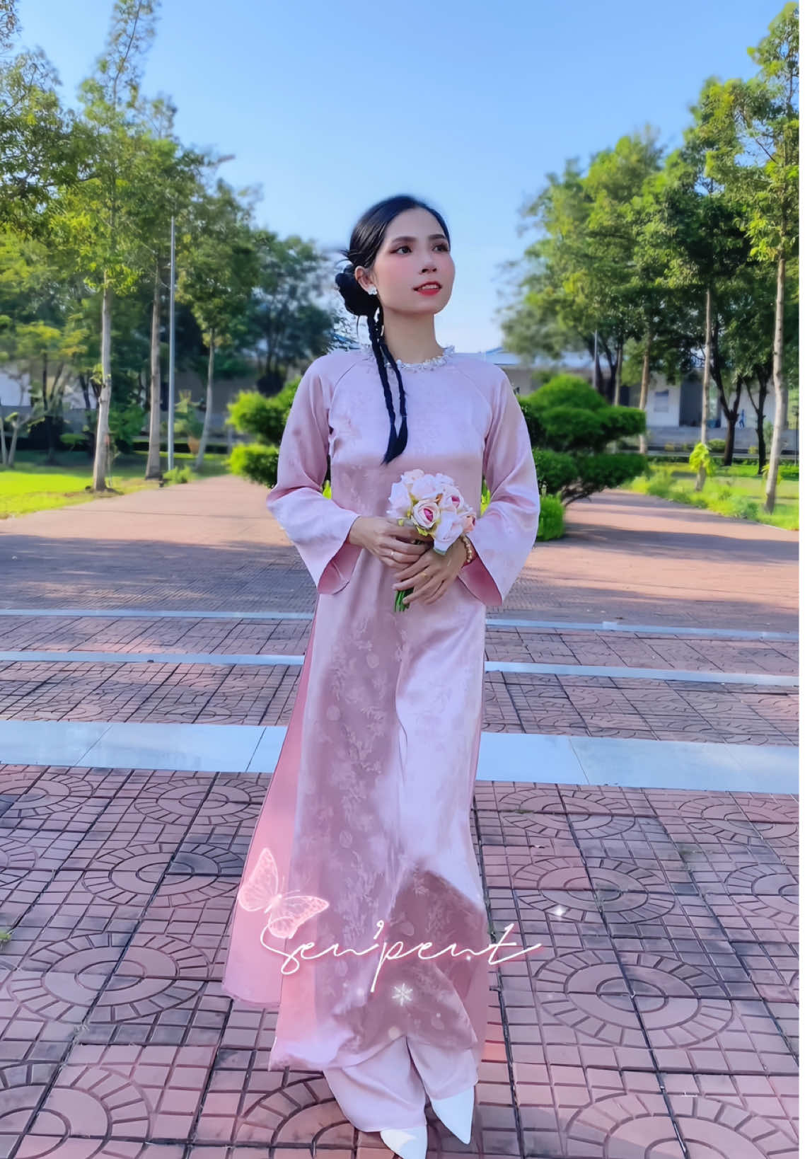 [DEAL Mở Bán] Áo dài Trúc Em - Áo dài tết cách tân dáng xuông, tay loe #aodaitet #aodaidep #aodaicuoi #aodaicachtannu 