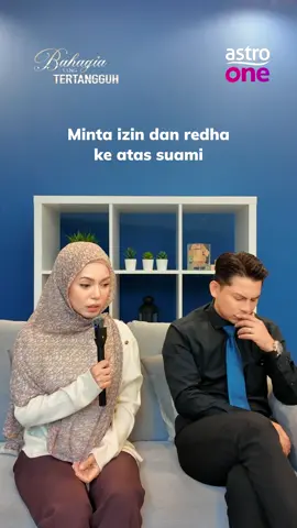 Parah ni kalau nak tarik nafas pun kena minta izin 🤔😅  Jom usha Bahagia Yang Tertangguh setiap hari Isnin hingga Khamis, 10 malam di Astro Ria atau strim melalui Astro One dan sooka!