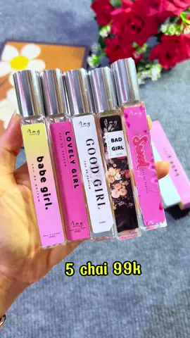 Combo 5 chai nước hoa nữ 99k #emchintaphoa #xh #xuhuong #nuochoanu 