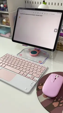 A clear desk inspires a clear mind. This wireless keyboard blends into your space with quiet elegance, giving you the freedom to type, create, and focus without visual distractions. Goodbye tangled wires—hello calm, minimalist workspace.  #WirelessKeyboard #TechGear #WorkSetup #DeskSetup #GadgetLovers 