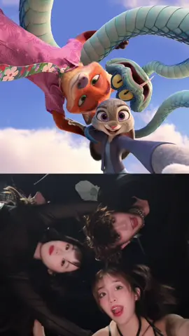 我沒了尼克朱蒂CP太可愛! 快@好朋友一起拍！ #翻拍 #動物方城市2 #fyp