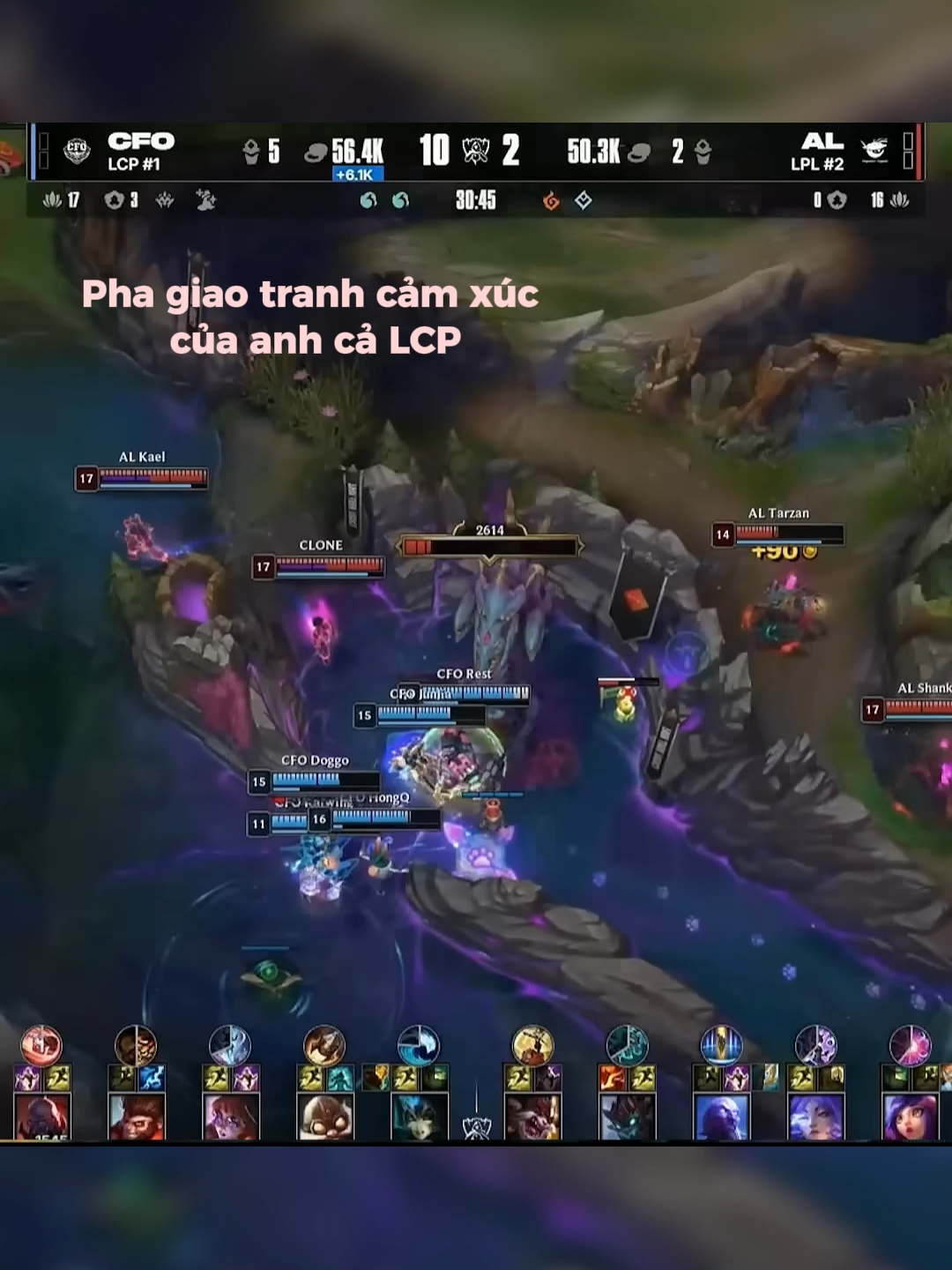 Pha giao tranh cảm xúc của anh cả LCP #Highlights #esports #lienminhhuyenthoai #lol #game #faker