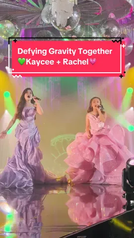 Kaycee and Rachel delivered a soaring moment last night with their duet of Defying Gravity, a performance that felt every bit as powerful, emotional, and unforgettable as the night itself. 💚 💕  #GideonizedDebut #WickedForGood #DefyingGravity #wicked #Gideonized #KayceeWonderland 