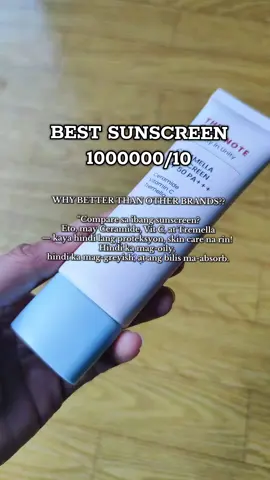 Looking for a lightweight, no white-cast sunscreen? 👀 Ceramella Sunscreen might be your next holy grail! SPF50 PA++++, non-sticky, and skincare na may proteksyon. ✨☀️ Boost your glow, protect your skin—everyday.” #SunscreenPH #TheOriginote  #SkincarePH  #bestsunscreen #tiktokmademebuyit 