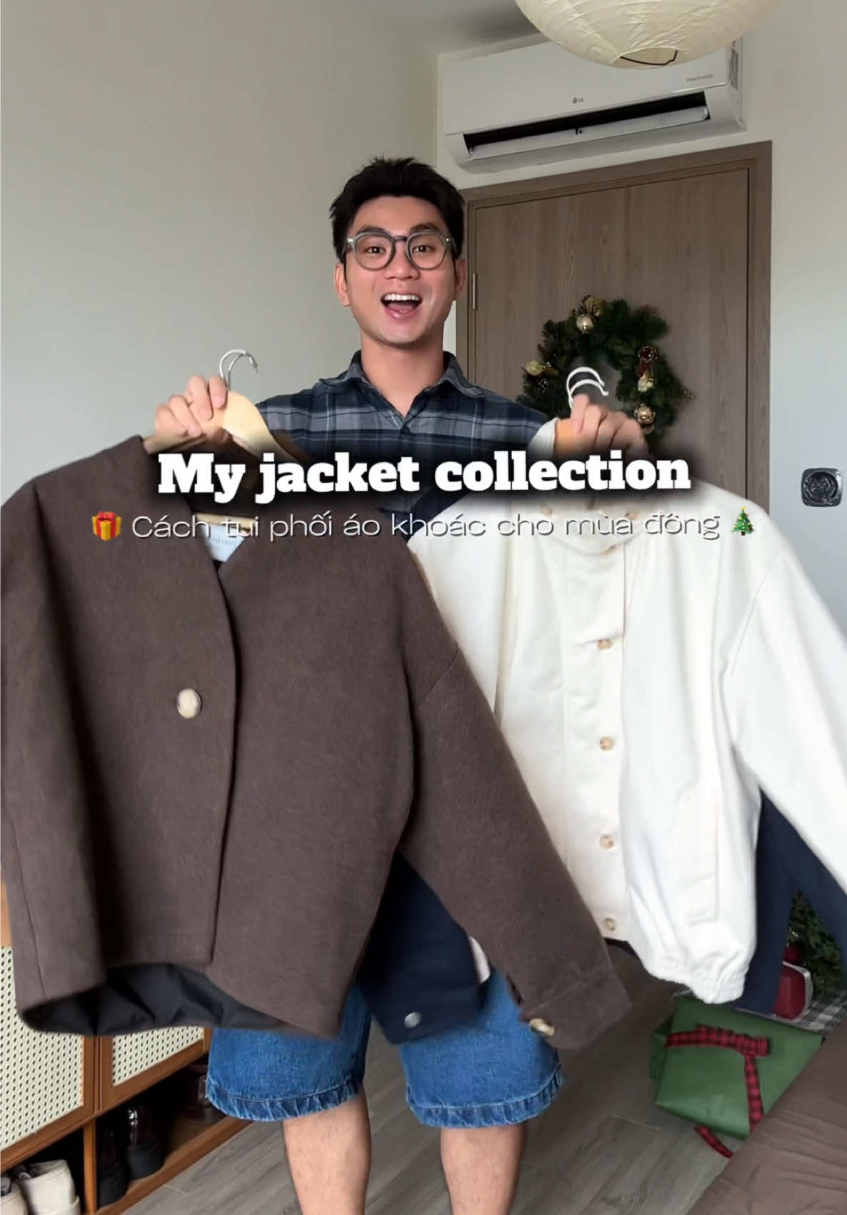Áo khoác thì chắc ai cũng cần rồi 🫶🏻🎄🎁🤔 #outfit #danielsailam #outfitideas #wineroutfit #jacket 