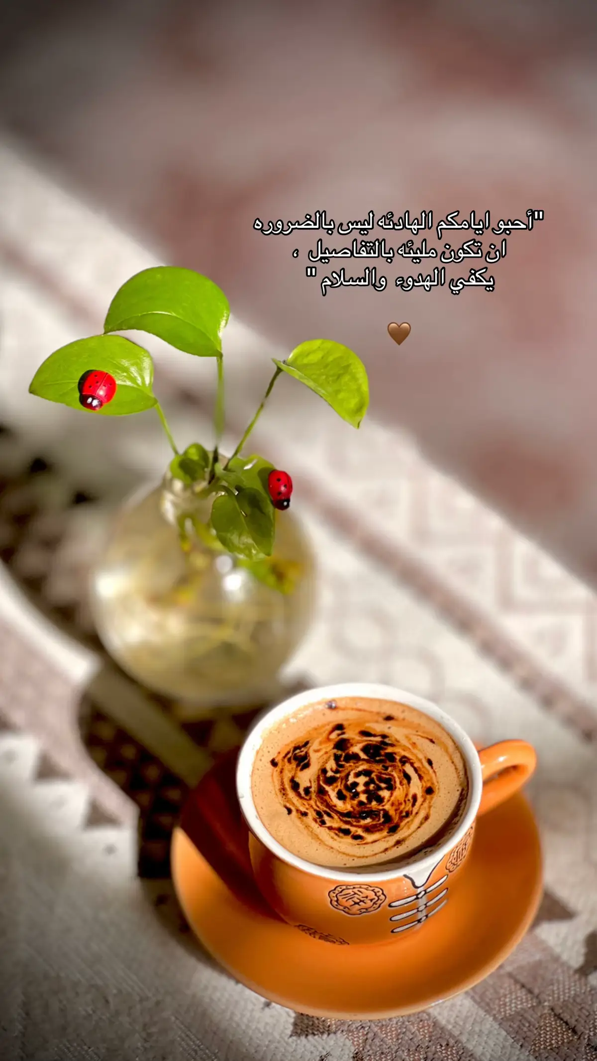 #صباح_الخير #قهوتي #صباحيات_جميلة #الحمدلله_دائماً_وابداً #🤎 