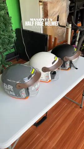 PERFECT FOR EVERYDAY USE TONG SOLID NA MASONTEX HALFFACE HELMET 🔥❤️ #masontex #halffacehelmet #helmet #rider #motorcycle 