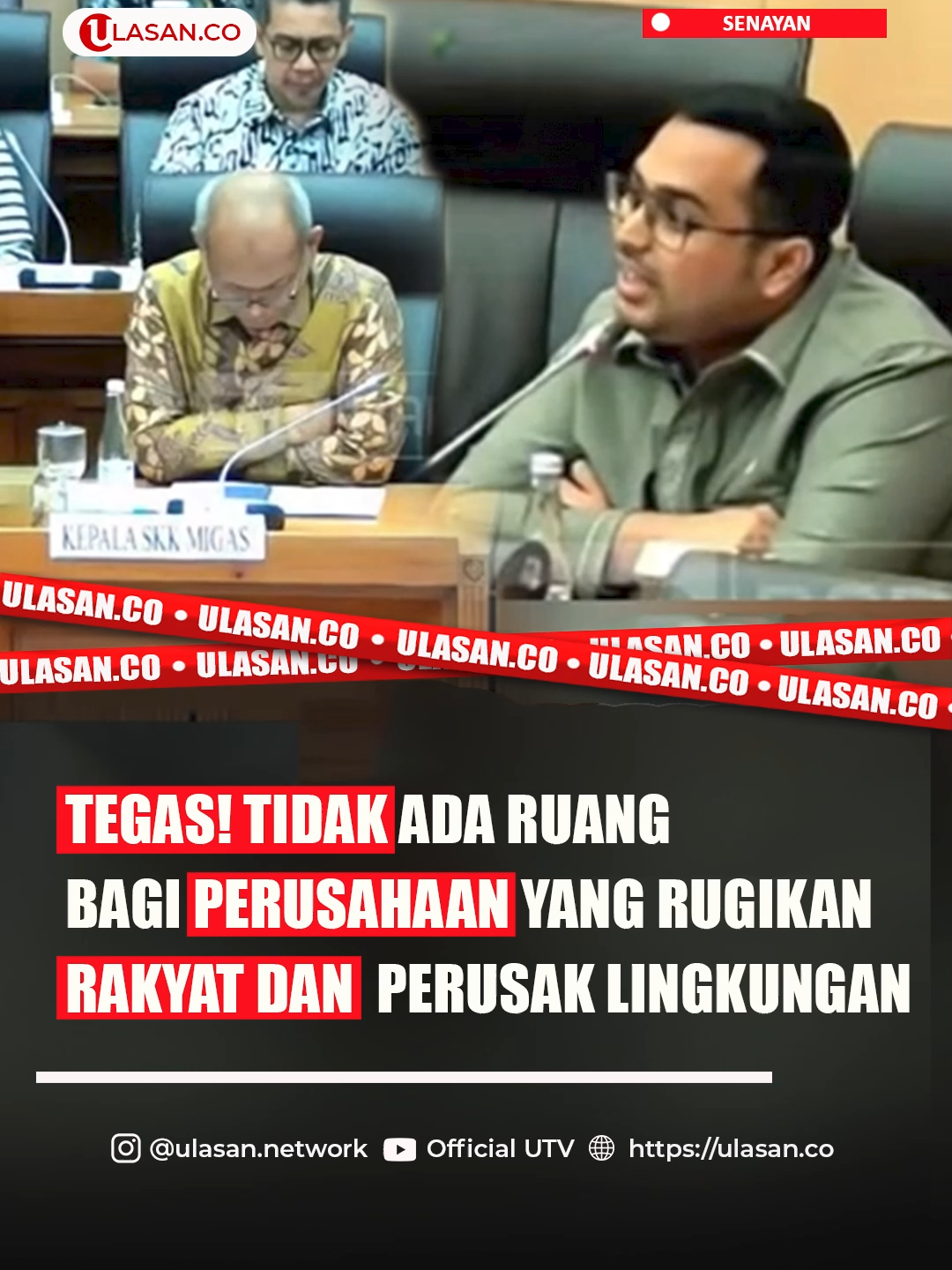 DPR RI menegaskan, tidak ada ruang bagi perusahaan yang merugikan rakyat dan merusak lingkungan. Limbah perusahaan PetroChina yang menyebabkan sungai yang dulu menjadi sumber kehidupan warga, kini berubah hitam akibat ulah yang tak bertanggung jawab. Kehadiran DPR RI di tengah masyarakat adalah bentuk nyata keberpihakan pada rakyat, mendengar, menyuarakan, dan memperjuangkan hak mereka, termasuk dalam Rapat Dengar Pendapat (RDP) dan Rapat Dengar Pendapat Umum (RDPU) dengan Dirjen Migas KESDM RI, Kepala SKK Migas, PT Jadestone Energy, dan PT PetroChina International Jabung Ltd (12/11/2025). #beritaterkini #beritaupdate #beritatiktok #update #berita #beritaviral #ulasan #UlasanNetwork #fypp #viralvideo #viral #fypppppppppppppp #fyppppppppppppppppppppppp