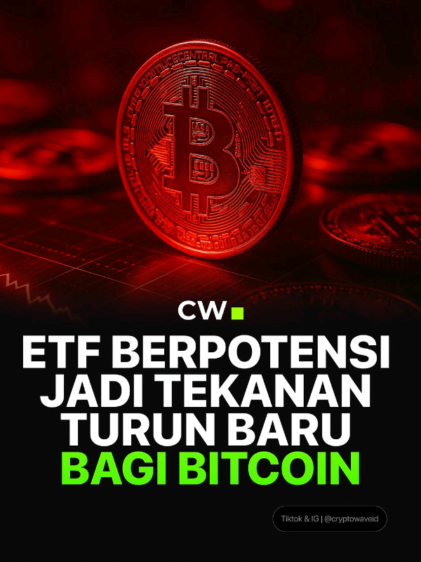 Waspada Investor! Sinyal Merah: ETF Ancam 'Tarik Turun' Harga Bitcoin! #fyp #crypto #trader #cryptowave #news 