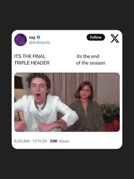 #F1 #triplefinale #LasVegasGp #QatarGp #AbudhabiGp 