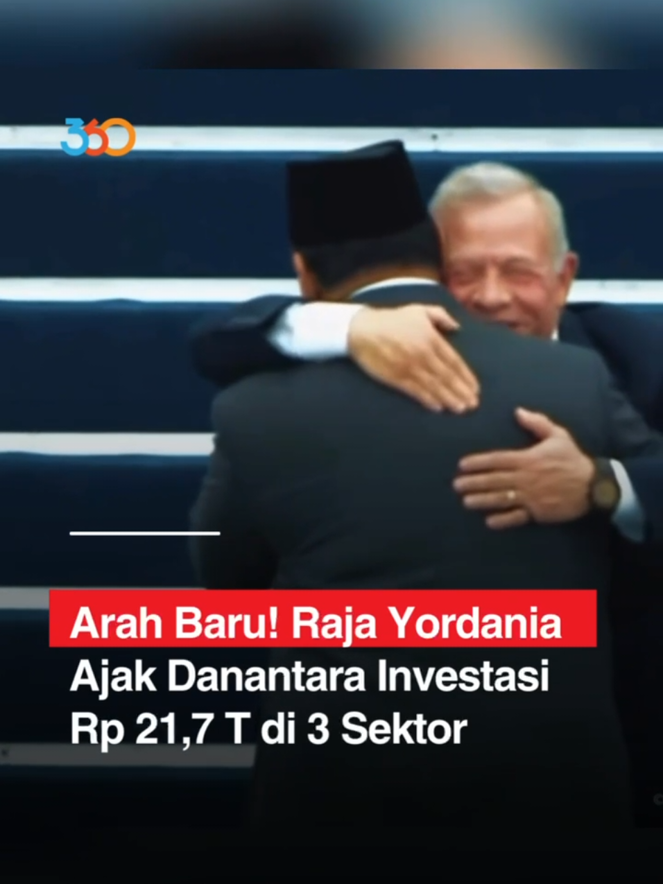 Raja Yordania mengundang Danantara berinvestasi Rp21,7T di tiga sektor strategis, peluang besar membuka babak baru kerja sama global. #indonesia #yordania #danantara #invest #fyp 