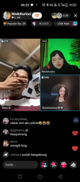 semalem jadi ikut mewek 😭🥹🥹 smngt terus buat ABG nya @Reza sehat _sehat buat mbak @NinikKurinci  #kerinci #kayuaro 