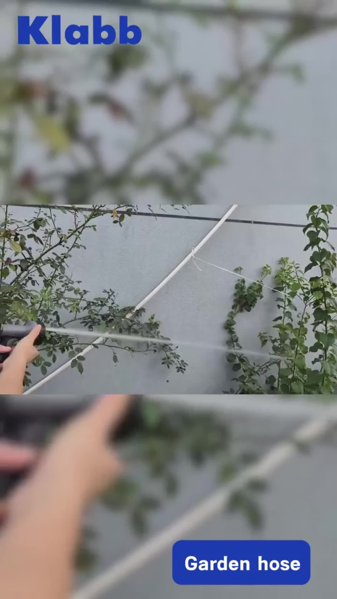 KLABB 36FT Garden Hose with 5/8 Inch Diameter, Lightweight PET Hose with 10 Function Nozzle, Flexible Anti-Rust Water Hose Suitable for Garden, Driveway, Patio, and Outdoor Cleaning #homedepotfinds #hightechgadgets #showerhead #plumbingtools #cooloutdooraccessories #practicalhomegoods #garageessential #viralrotatingcurlingiron #petwaterfountain #homehacksessentials #