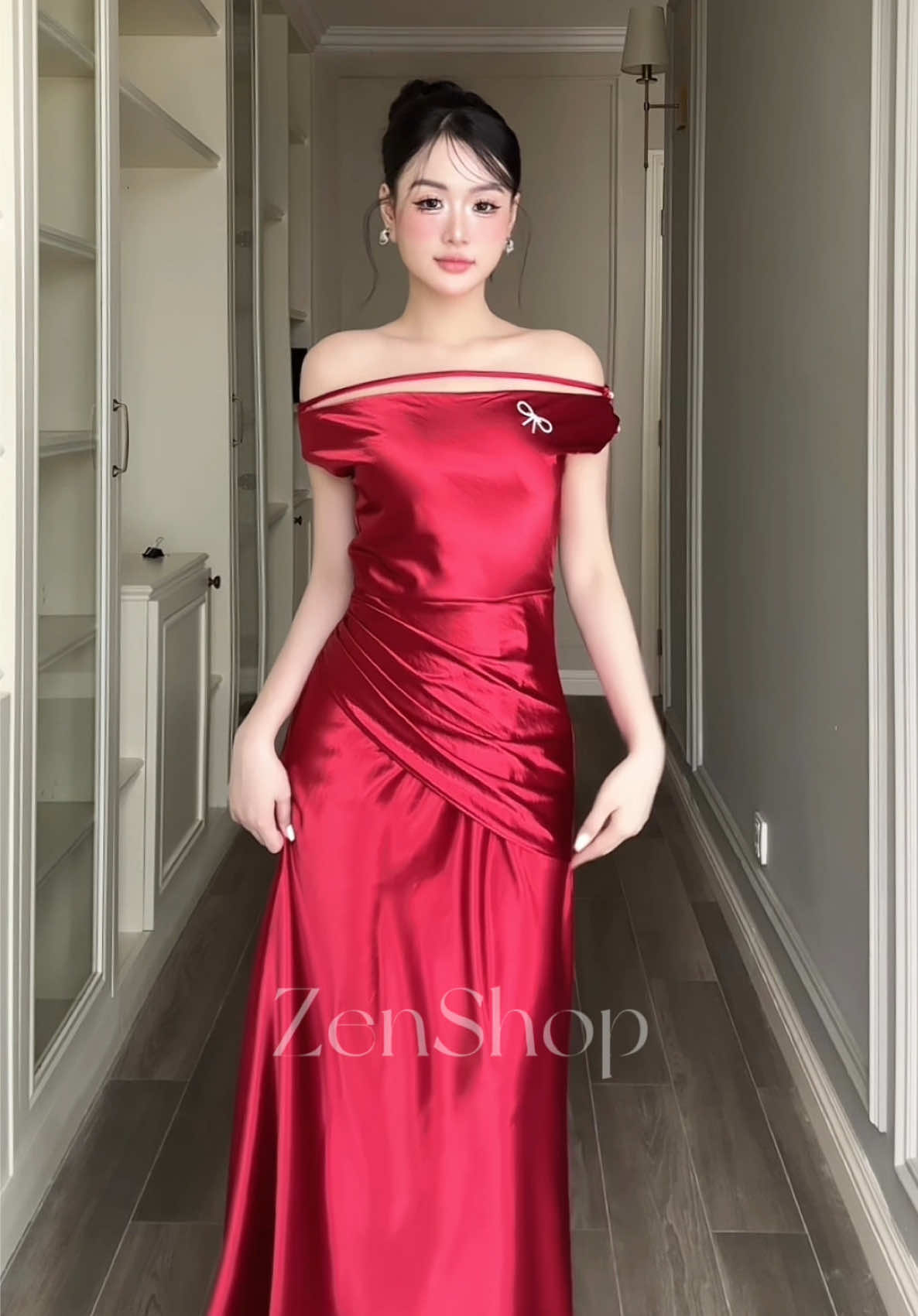 “Không cần spotlight, đồ đỏ tự phát sáng.” #zenshop #xuhuong #damdutiec #fpy 