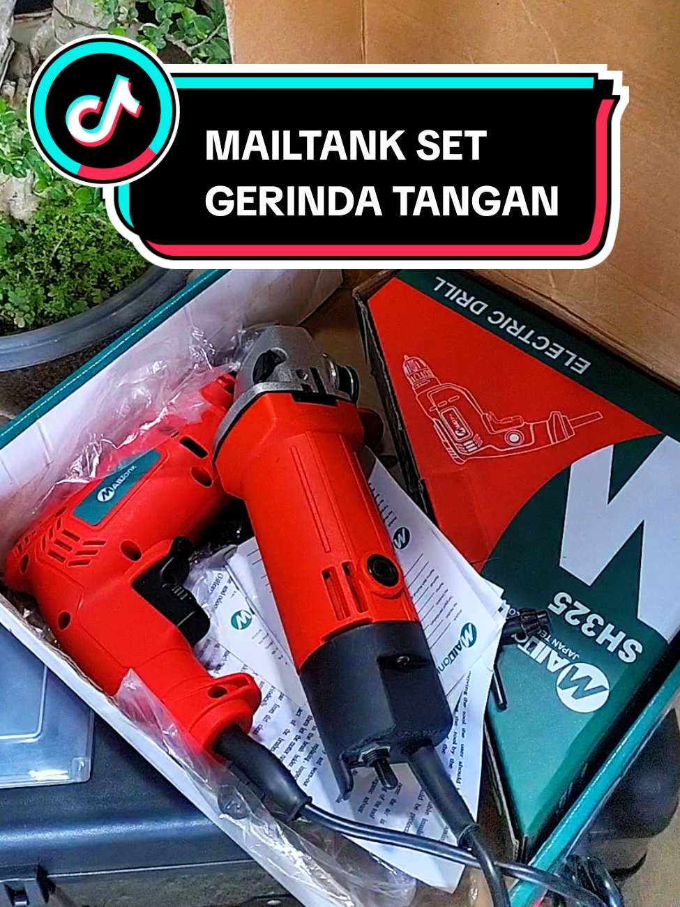 MAILTANK SET GERINDA TANGAN SH01 DAN ELECTRIC DRILL 10MM SH325 #borlistrik #beli1gratis1 #borlistrik #wibgajian #cuantanpabatas