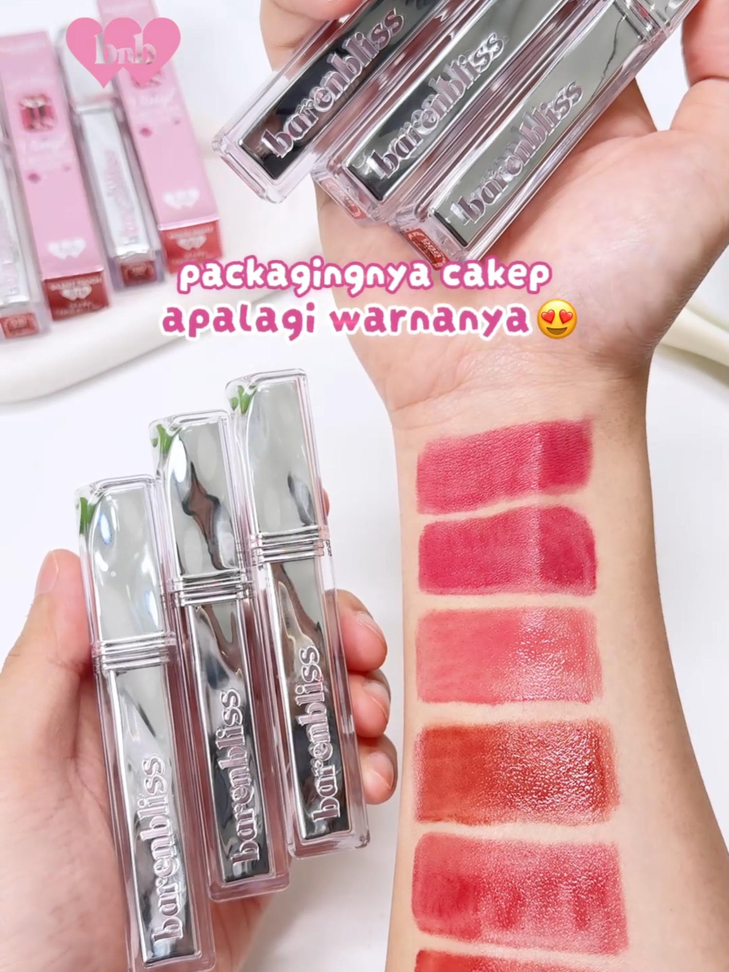 lippie yang lagi viral dimana-mana masa iya kalian ga punya 😏 #dewycushion #barenblissid #Barenbliss #barenbliss #dewyskin #minicushion #bestdeal #discount #travelsize #lipbalm #mascara #cushion #cushionviral #mattecushion #newlaunch #lippies #liptintchallenge #eyelashremover #lipcerin #lipvinyl