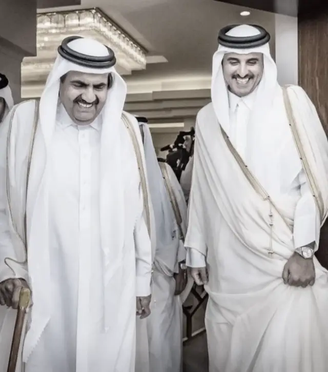 الأمير الوالد الشيخ حمد بن خليفة آل ثاني و سعادة الشيخ تميم بن حمد آل ثاني   #قطر #اكسبلور #fypシ 