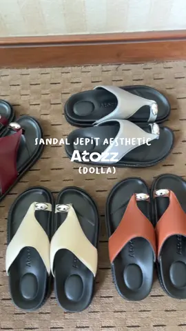 jangan lupa checkout our new collection kita yaaa☺️🙂‍↕️❤️ #atozzid #rekomendasisandal #fyp #sandalwanita #OOTD 