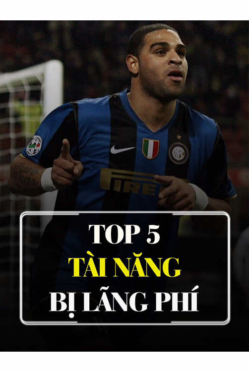 Top 5 cầu thủ lãng phí tài năng. #bongda 