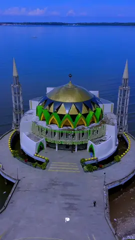 📍Masjid Terapung B.J Habibie #sulawesiselatan #parepare #masjidterapung #drone #fyp 