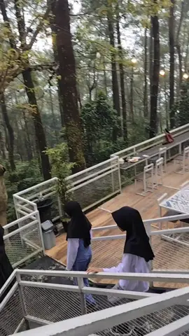 Alam begitu indah seperti ini, rugi klo tidak kita nikmati🌲 #exploretawangmangu #restoandcafe #musictiktok #rossaariel #nadanadacinta 