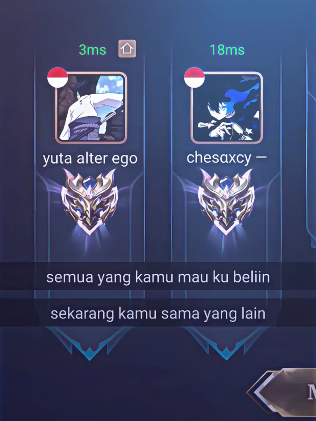 #yutasaostiram : semua yang kau mau ku turutin, sekarang kamu sama yang lain -tenxi - w/ @chesarvz  - #431varepsilon #numbcircle #mlbb #ml #presetalightmotion #presetmlbb #fyp