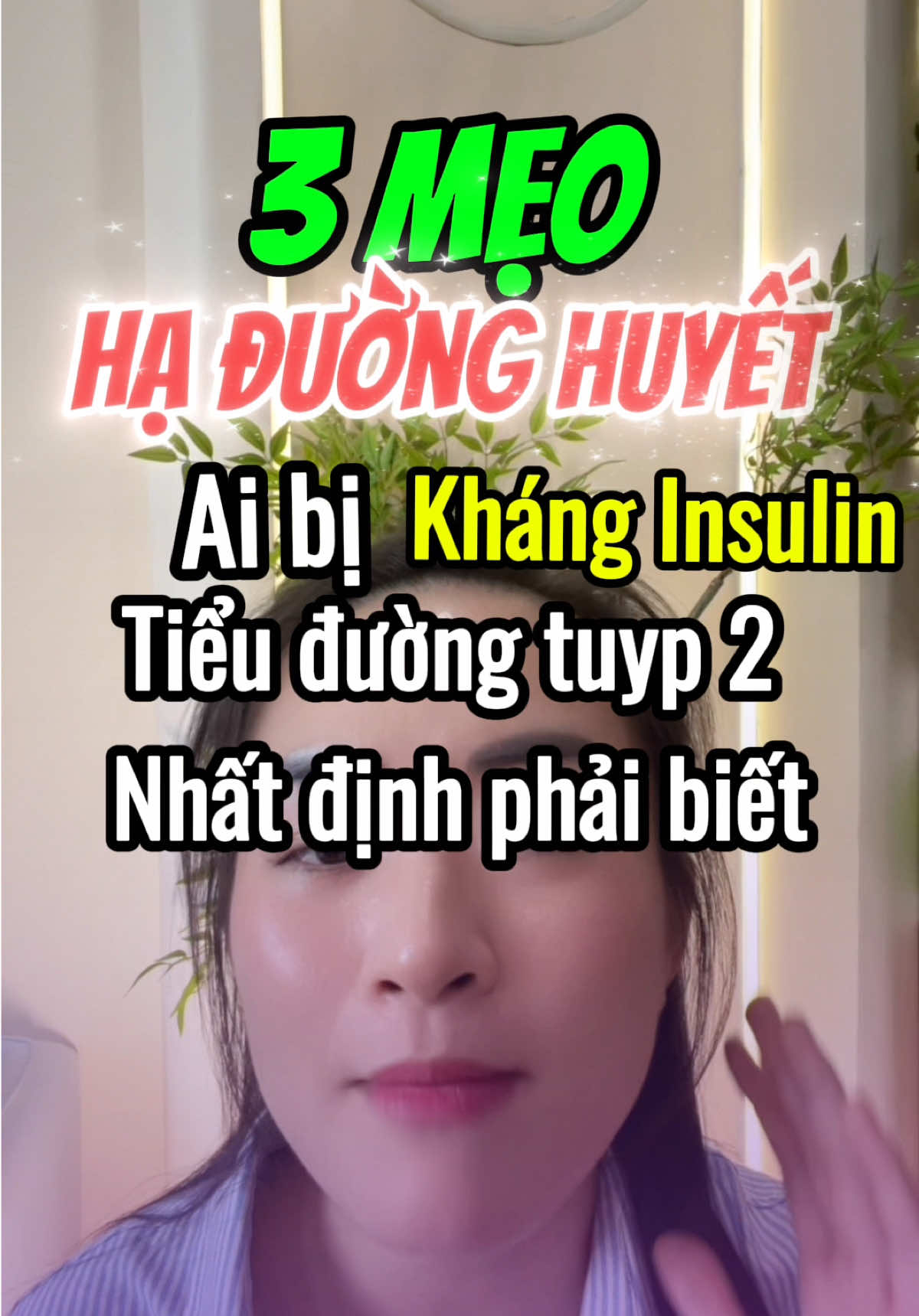 3 mẹo hạ đường huyết mà ai bị kháng insulin tiểu đường nhất định phải biết #insulin #khanginsulin #pcos #giammo #giamcan 
