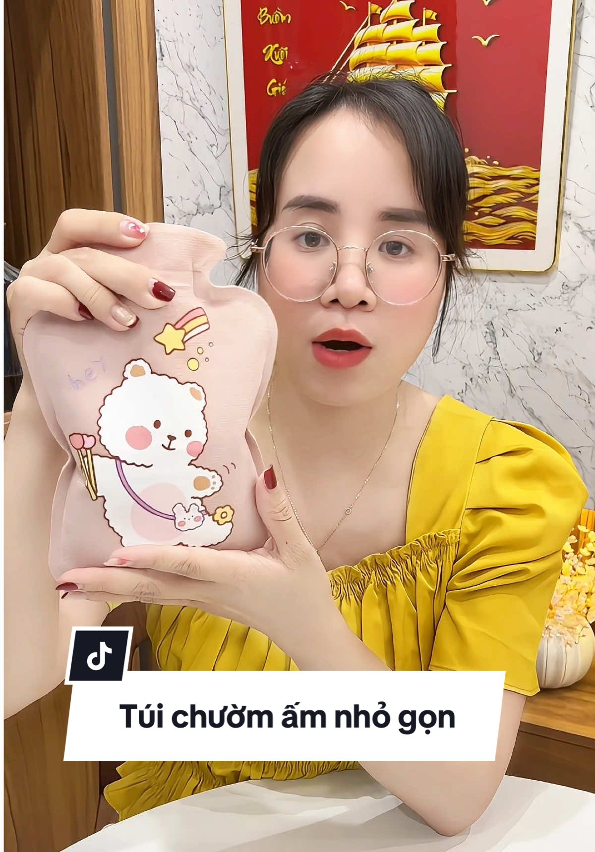 Túi chườm ấm giúp làm ấm nhanh cho mùa đông không lạnh #meoanhcuabinri #xuhuong #tuichuomam #tuichuombung 
