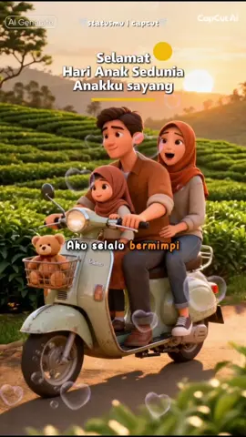 Save ya buat tgl 20 November 2025 | Selamat Hari Anak Sedunia #CapCut #kreasiaicapcut #genaicapcut #capcutailab #roadtoailab 