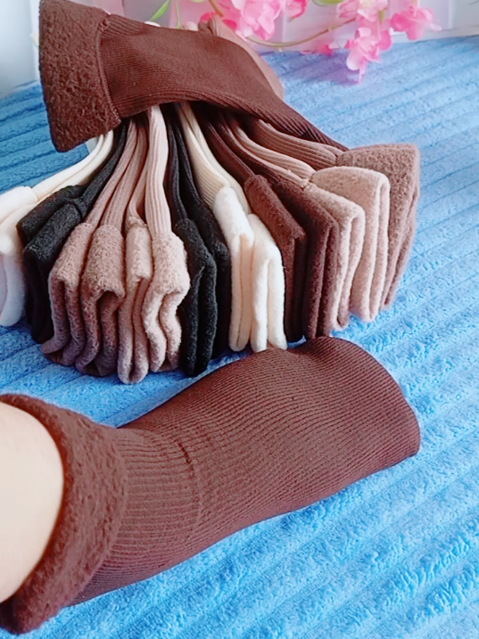 tất giữ nhiệt lót nỉ lông siêu ấm áp#tatnu #tatlotlong #tatchan #tatvo #tatvonamnu 