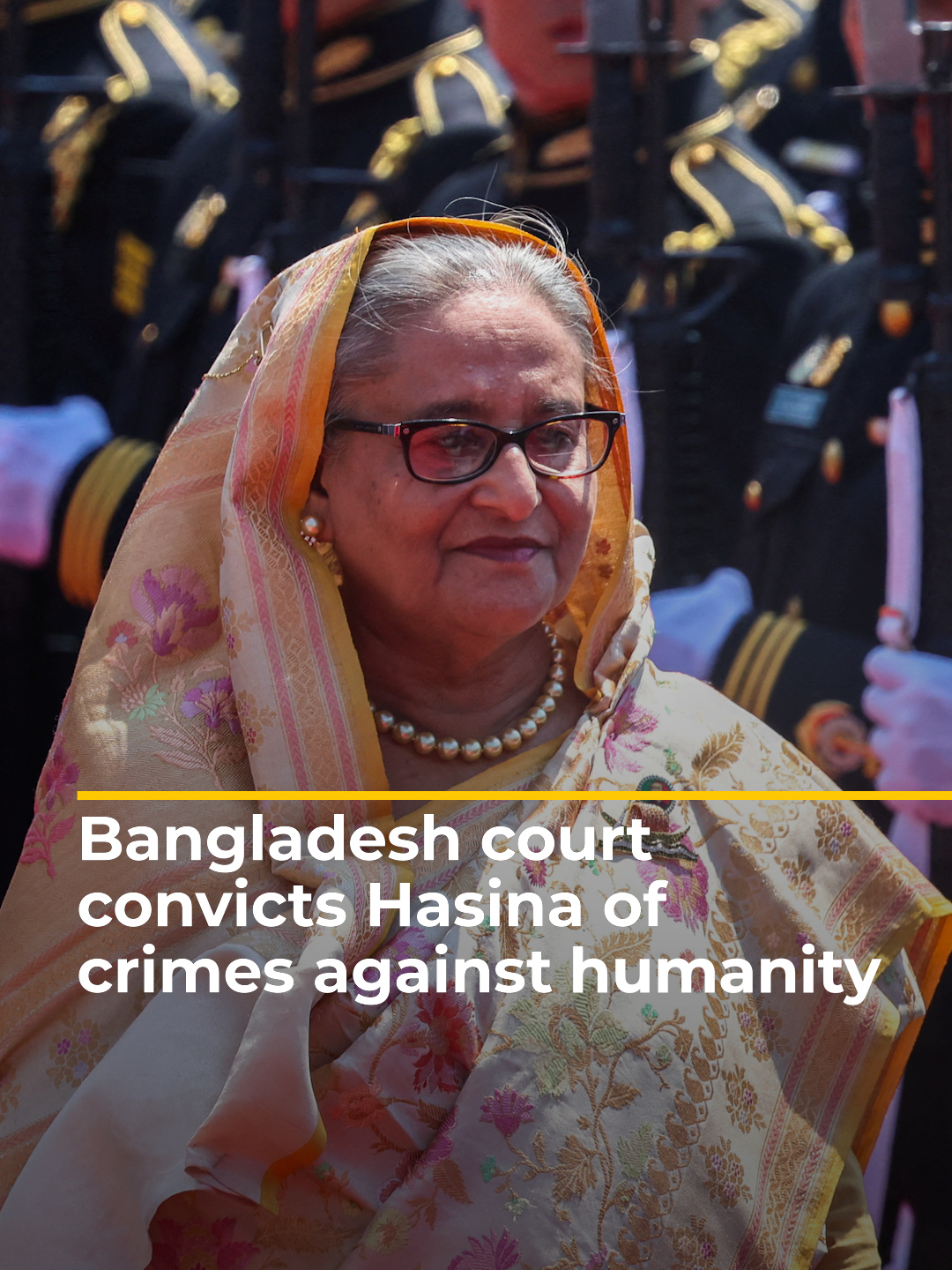 A special tribunal in Bangladesh’s Dhaka has found former Prime Minister Sheikh Hasina guilty of crimes against humanity over her government’s violent suppression of last year’s student-led protests. #news