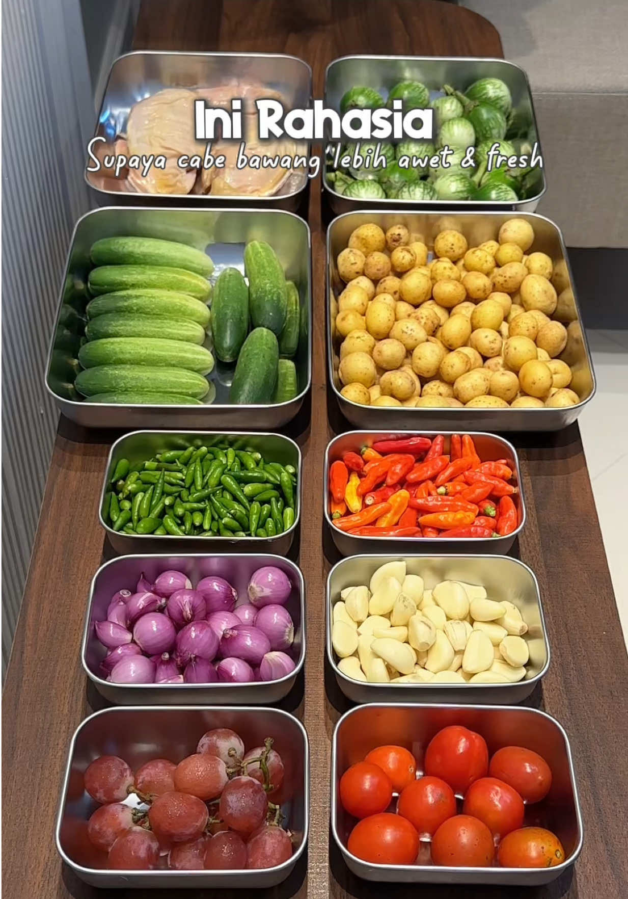 Membalas @des pakai wadah satinless. #foodbox #foodboxsetainless #wadahbumbu #wadahfoodprep #tempatbumbu 