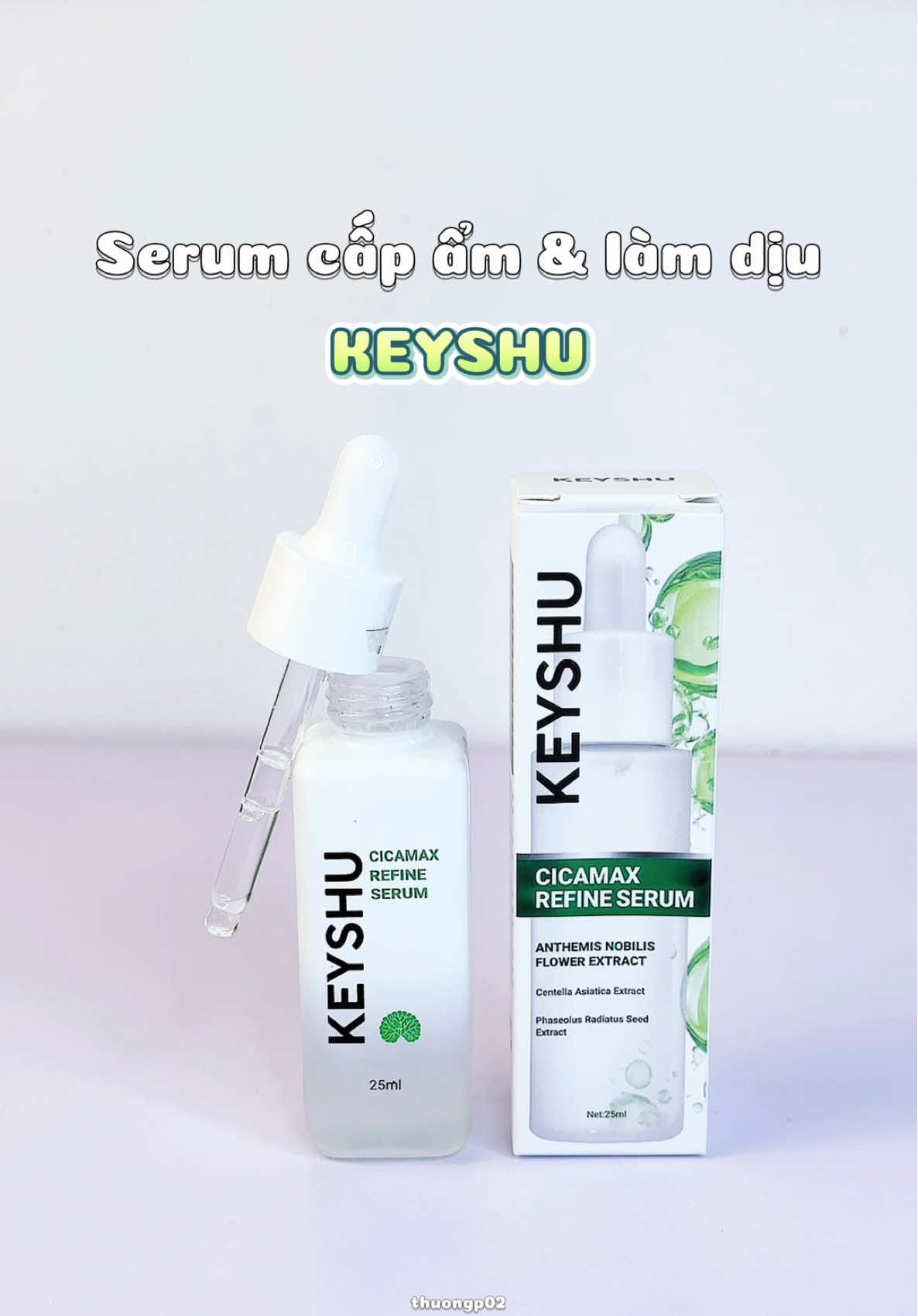 Serum cấp ẩm và làm dịu da Keyshu @KEYSHU VIỆT NAM  #Keyshu #KeyshuCicamax #CicamaxRace #serumcapam #lamdiu 