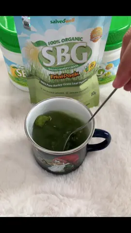Salveo Barley Grass Powder in TRIAL PACK 80g #salveobarleygrass #sbg #salveo 