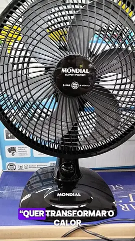 Ventilador de Mesa Mondial Super Power 40cm, modelo VSP-40-B. #ventilador #potente #moderno 