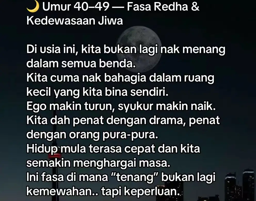 Dan akhirnya aku memilih tenang di bawah lindungan-Nya...Sayangi diri sendiri dl sblm menyayangi org lain❤️