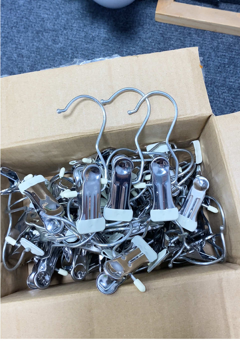 Combo 50 móc đơn kẹp quần ák tiện lợi #emmigiadung #moctreoquanao #mocdanang #kepquanao #kepquanaoinox 