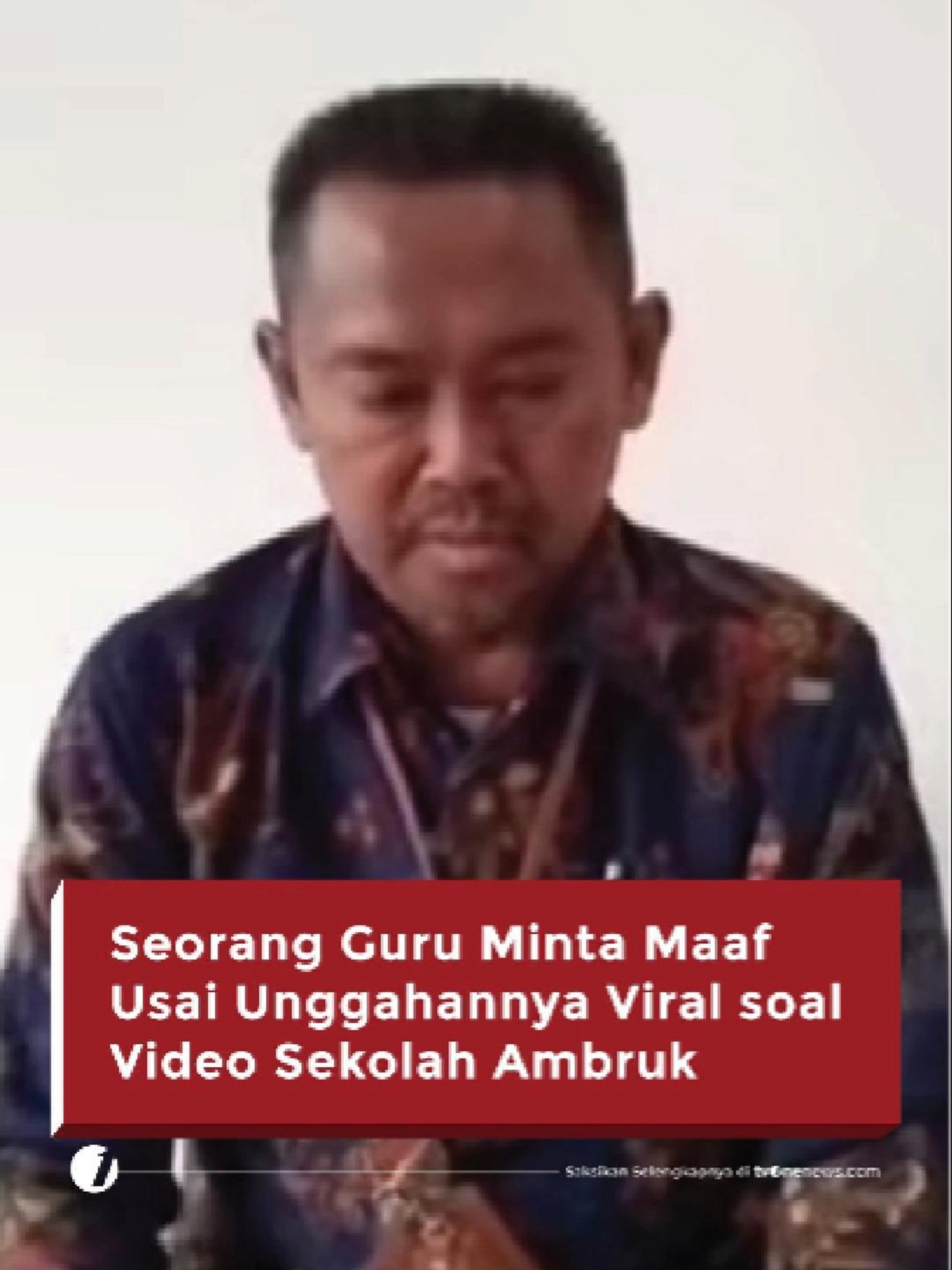 Seorang guru di Kabupaten Bulukumba, Sulawesi Selatan (Sulsel), meminta maaf setelah videonya yang merekam atap dan plafon SDN 156 Kalukubodo ambruk viral.  Dinas Pendidikan dan Kebudayaan (Disdikbud) Bulukumba memberikan penjelasan terkait permintaan maaf itu. Simak berita selengkapnya di https://tinyurl.com/bdh4u45c  #HardNews_Viral #FlashOne #CariBeritaditvOne #Guru #Bulukumba #SulawesiSelatan #SDN156Kalukubodo #Disdikbud #FO02