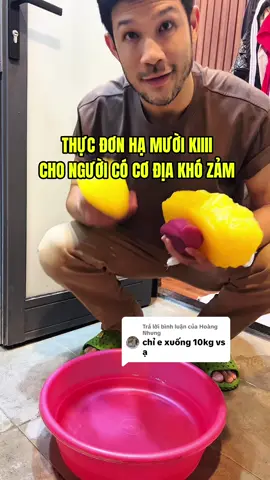 Trả lời @Hoàng Nhung  @Tuấn Lê  @Tuấn Lê Thực đơn lành mạnh giúp hạ kiiii cho người bận. #tuanle0912 #giamcanantoan #giamcan #giammo #giammobung 