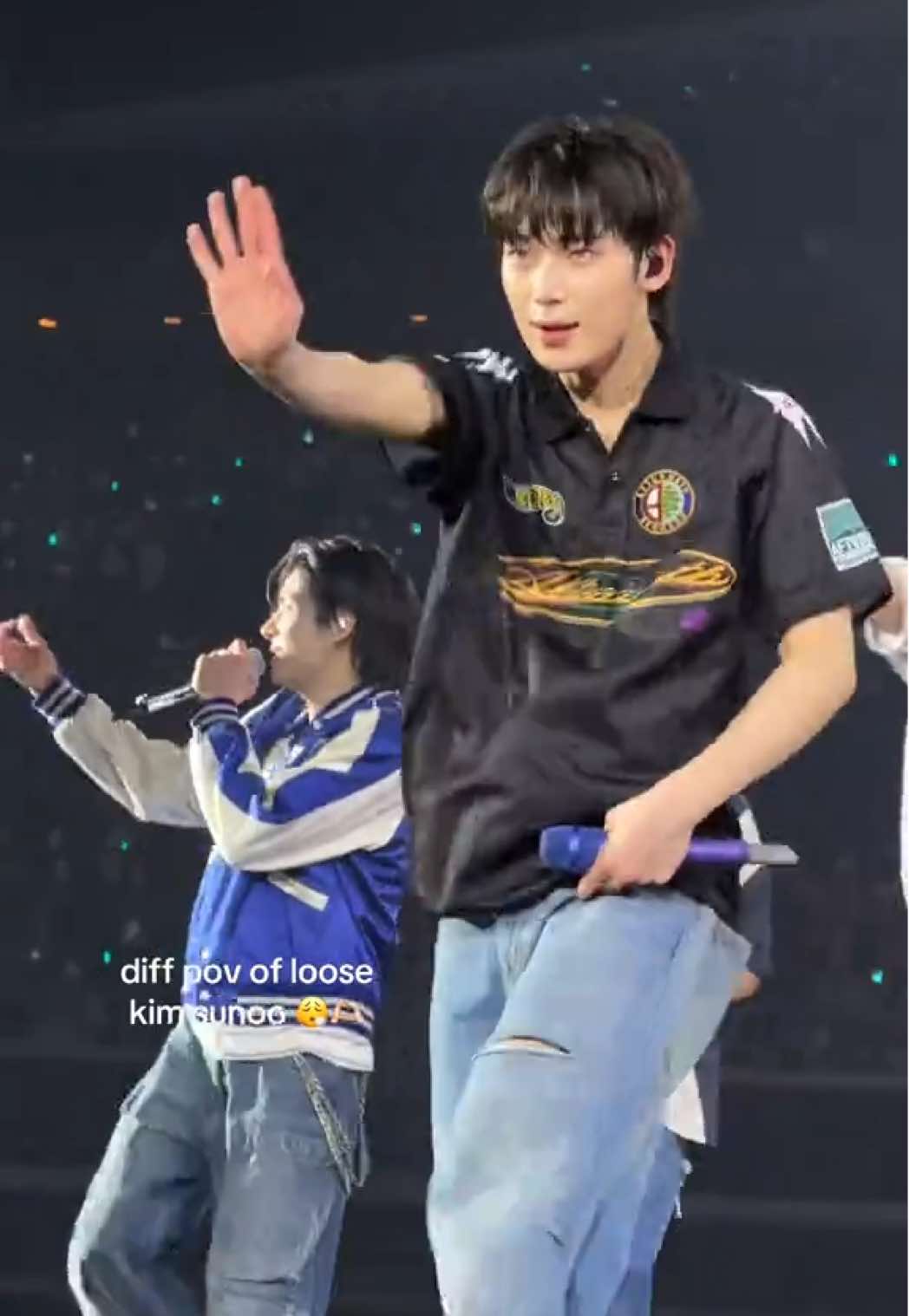 this view was SO GOOD 😭🫶🏻 #sunoo #enhypen #enhypensunoo #kimsunoo #walktheline @enhypen 