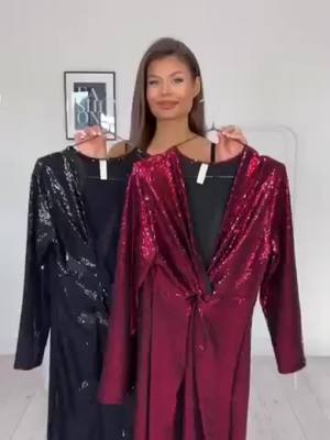 Sexy Paillettenkleid mit tiefem V-Ausschnitt