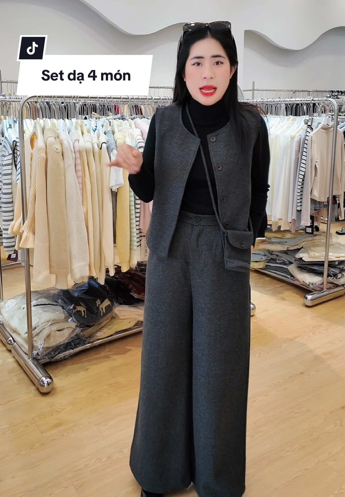 Mê lắm ce ơi, mặc siu gọn người #Huyenhonho26 #setda #setda4mon #setdaxinh 