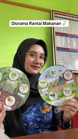 Diorama rantai makanan ⛓️‍💥 #guru #gurusd #siswasd #fyp #foryou 