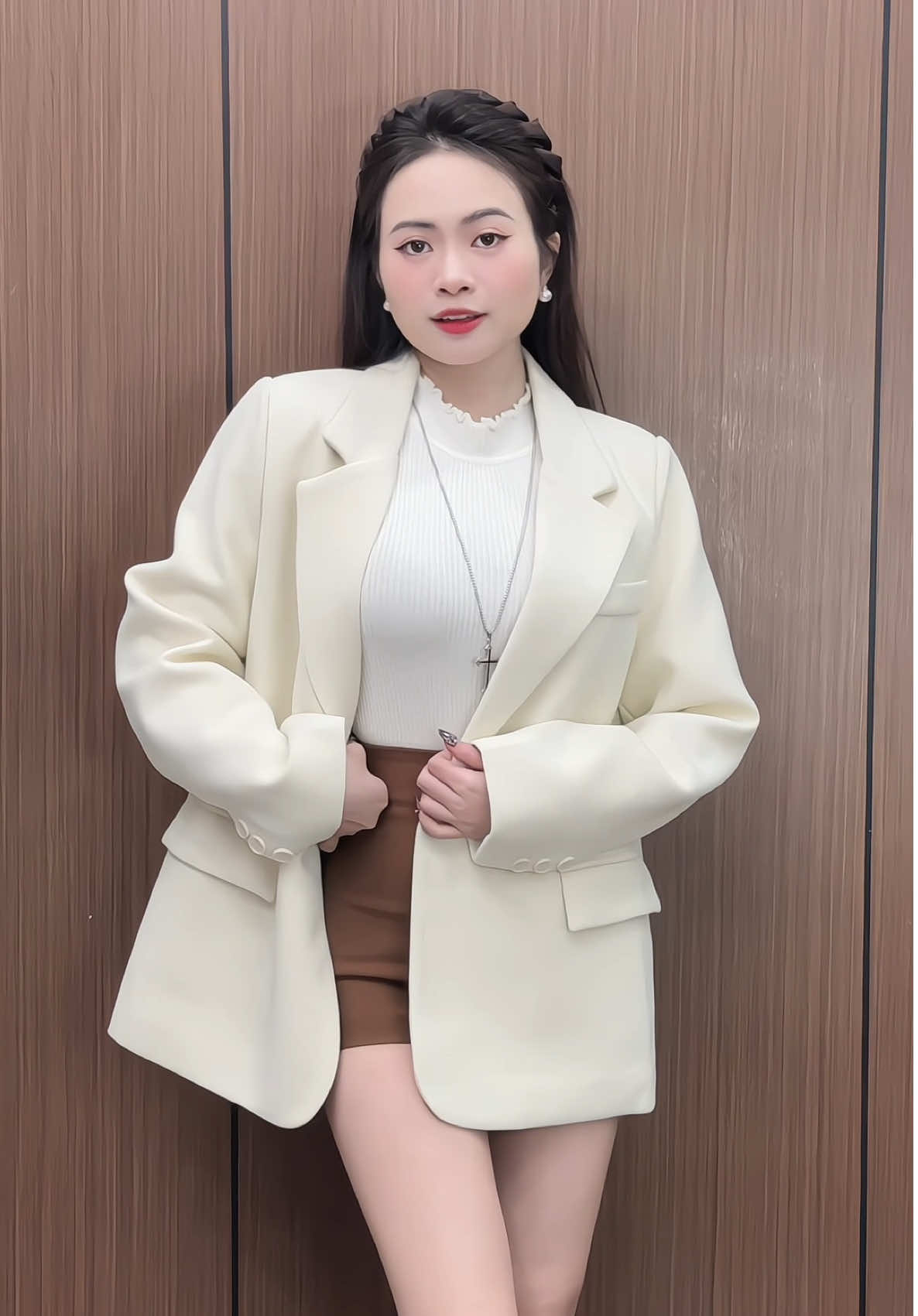 Áo blazer dạ chần bông hàng siêu xịn cập bến phục vụ các chế iu vào mùa đây