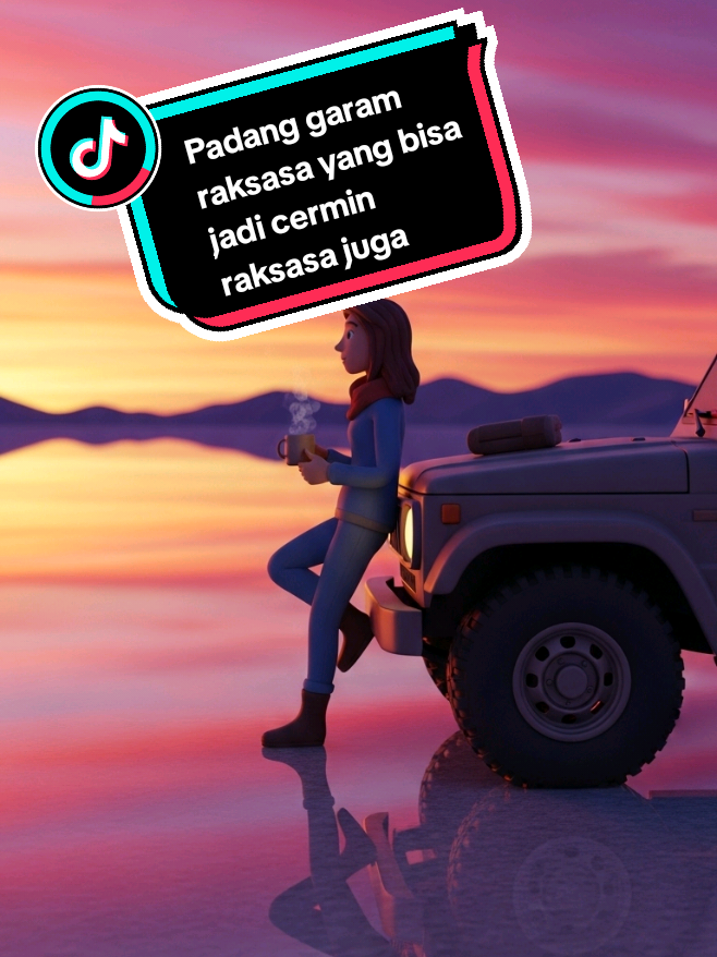 Salar de uyuni tempat padang garam terbesar di dunia disana kalo habis hujan serasa di cermin raksasa #claymotion #ehtauga #faktaunik 