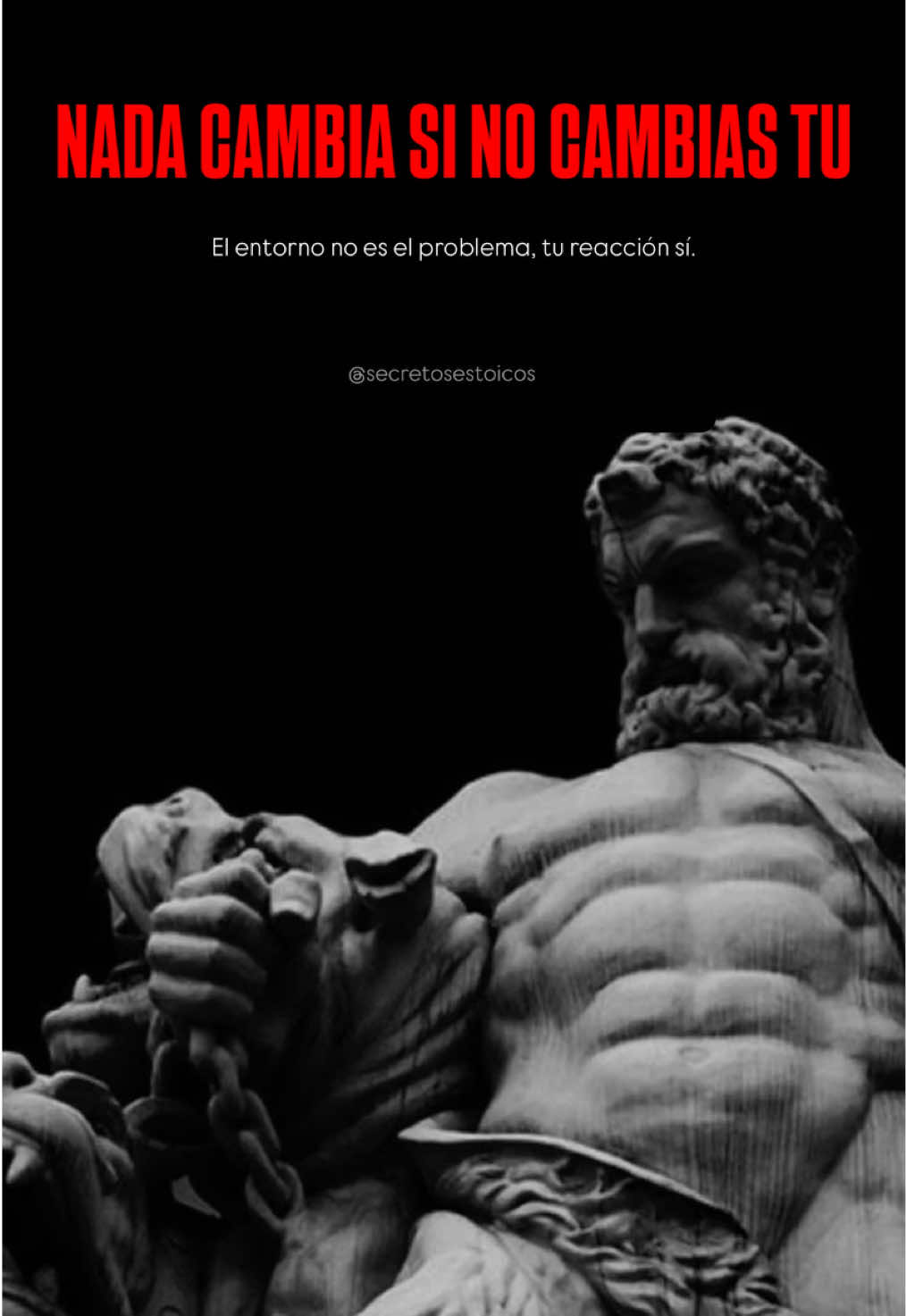 La transformación empieza el día que dejas de culpar. #cambio #responsabilidad #estoicismo #fy #estoico 