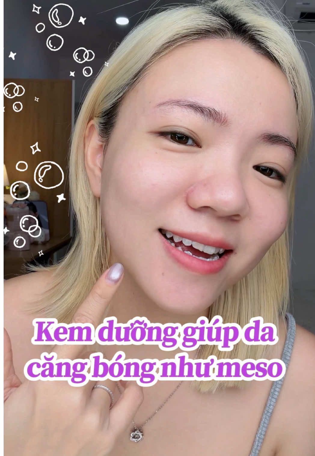 Em ghệ nào cần tìm 1 loại kem dưỡng cấp ẩm căng bóng như meso thì thử ngay em kem ngủ tím Loreal Paris này nhaaa #kemngutim #skincare #hợptáccùnglorealparis