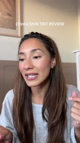 Trying L’Oréal skin tint for the first time!! This is L’Oréal true match!…and WOW!  I don’t wear foundation ever but I love when I do and my makeup blends together so nicely and so I’ve been looking for a good skin tint! This one is $13 and SO GOOD!! Feels like I have nothing on my skin which is so important for me!!  @L’Oréal Paris  #skintint #MomsofTikTok #makeupreview #lorealtruematch #makeup 