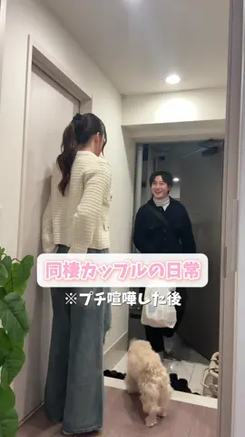 同棲3年目カップルが、プチ喧嘩した日はこんな感じで仲直りします🤝 #おすすめ #あいかいカップル 